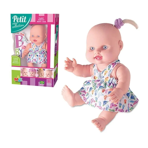 Boneca Petit New Collection com Chuquinha - Milk 