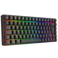 Teclado Gamer Mecanico Redragon Phantom Preto Switch Marrom - K629-RGB PT-BROWN