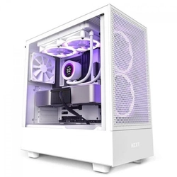 Gabinete Gamer NZXT H5 Flow Mid Tower CC-H51FW-01 Compacto Branco (Fosco)