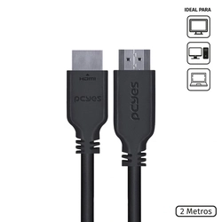 Cabo Displayport x Hdmi 2.0 Pcyes 2 Metros - Pdphm-2