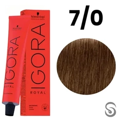 Schwarzkopf Igora Royal Coloração 7/0 Louro Médio Natural 60ml