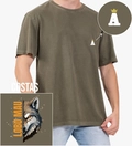 Camisa Lobo Mau – Stone 100% Algodão