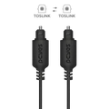 CABO OPTICO TOSLINK MACHO 1M - POD-1 - PCYES
