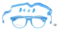 Armação de óculos infantil em silicone - 9009 (43-16-133)