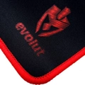 Mouse pad Gamer Evolut Speed 25x21cm Costurado - EG-401BK