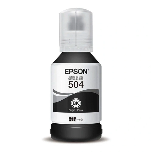Refil De Tinta Epson T504 7.5k Preto - T504122-br