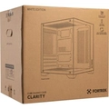 Gabinete Gamer Fortrek Clarity Branco Lateral Vidro