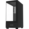 GABINETE MID-TOWER FORTREK CRYSTAL PRETO – LATERAL EM VIDRO / ATX / MICRO-ATX / MINI-ITX