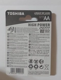Pilha Alcalina AA Cartucho com 2 Unidades - Toshiba
