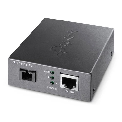 Conversor de Mídia Wdm de 10/100 Mbps Tl-fc111b-20 Smb