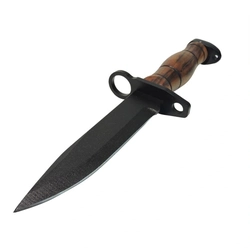 Faca Baioneta M9 Bélica - (Cabo de Madeira - Bainha Verde)