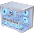 Gabinete Gamer Aerocool Atx P300c Branco Lateral Vidro