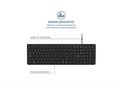 Teclado Soft Silence USB, Teclas Silenciosas e Ajustáveis Multi - TC144