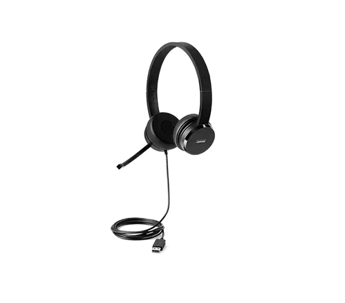 Fone de ouvido estéreo USB Lenovo 100 - 4XD0X88524