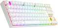Teclado Mecanico Redragon Branco Rgb Switch Blue - Kumara Lunar K552W-2 - (PT-BLUE)