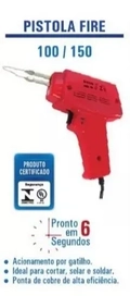 Pistola Ferro De Soldar Univ 65w 127v  Fire 150- Hikari