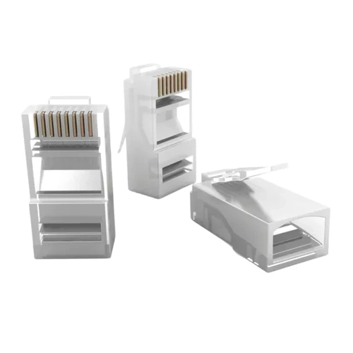 Conector Rj45 Sohoplus Cat.5e Macho Para Cabo Sólido e Flexível