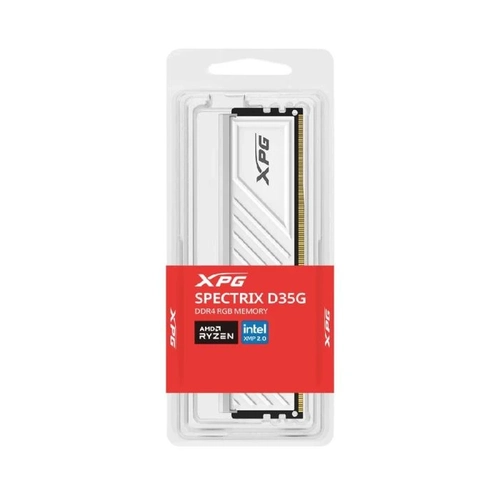 Memória RAM para Desktop Adata XPG Spectrix D35G 8GB RGB DDR4 3200MHz AX4U32008G16A-SWHD35G - Branca