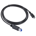Cabo Para Impressora Usb-c Tipo-c Para Usb-b 3.0 Pcyes 1 Metro Preto - P3ucbp-1