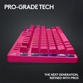 Teclado Gamer Logitech G PRO X Lightspeed Magenta - 920-012154