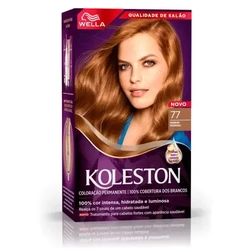 Tintura Koleston Coloração Permanente - 77 Marrom Dourado - WELLA