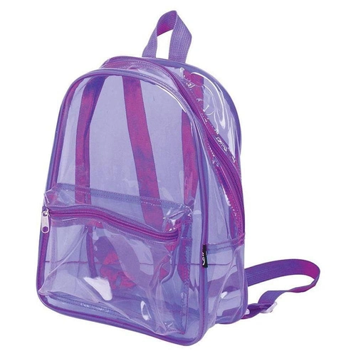 Mochila Escolar Infantil Roxo Neon - Kit