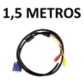 Cabo Adaptador Vga P/ 3 Rca 1.5m - Le-6617