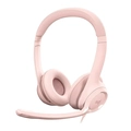 Headset Logitech H390 Rosa Estéreo Usb - 981-001280