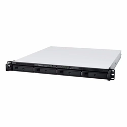 NAS Synology Rackstation 4 baias RS822RP+ 1U (Ryzen V1500B, 2GB DDR4, 4x 1GbE LAN, 1x PCIe x8 slot, sem discos)