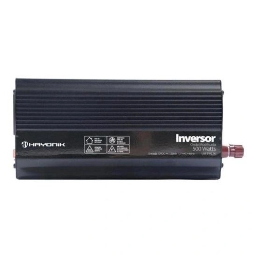 Inversor Automotivo Hayonik Msw1105 Onda Modificada 500w 12v/127v