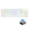 Teclado Mecânico Gamer Redragon Mitra White RGB - K551W-RGB (PT-BLUE)