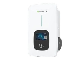 Carregador Elétrico Growatt THOR11AS-P-V1 – Wallbox 11 kW AC, Trifásico 380 V, Cabo 5 m Tipo 2, Conectividade Wi-Fi