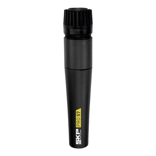 Microfone Com Fio Profissional, Acompanha Cabo 5 Metros Pro-57