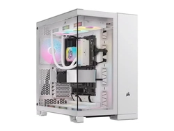 Gabinete Gamer Corsair 6500x Branco Lateral de Vidro Mini-Itx/Micro-Atx/Atx/E-Atx