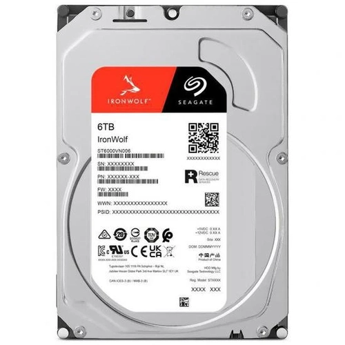 HD 6TB Seagate IronWolf 256MB 5400RPM - ST6000VN006
