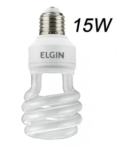 LAMPADA ELETRONICA ESPIRAL 15W 127V 6400K E27