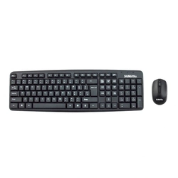 Kit Teclado E Mouse Com Fio 1000dpi Sm-ktm1307 Preto Sumay