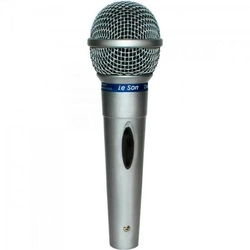Microfone Dinâmico Cardióide Leson Prata - Mc-200