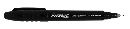 CANETA CD/DVD DUO PRETA MAXPRINT