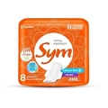 Absorvente Com Abas Cobertura Seca 8 Unidades Sym