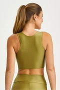 Top Cropped Trilobal Fit - Verde Pistache - Caju Brasil