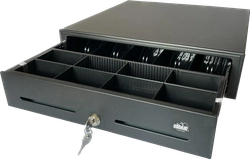 Gaveta de Dinheiro Metalica Preta - Smak - SKG-410L