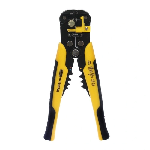 Alicate De Crimpar Western 8,5 Para Fios De 0,2 a 6mm Preto e Amarelo