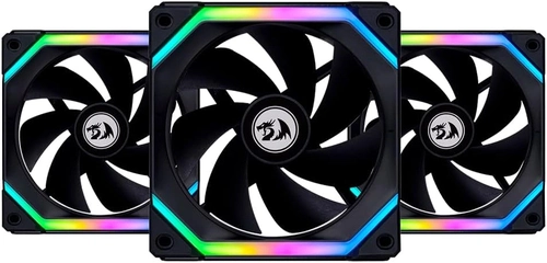 Kit Cooler Uni Fan Lian Li, RGB, 3 Uni, Preto - UF-SL120-3W-SL