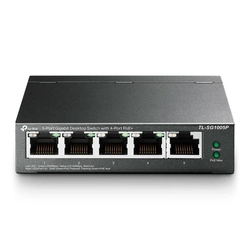 Switch Gigabit Tp-link 10/100/1000 de Mesa C/ 5 Portas (4 Poe) - Tl-sg1005p