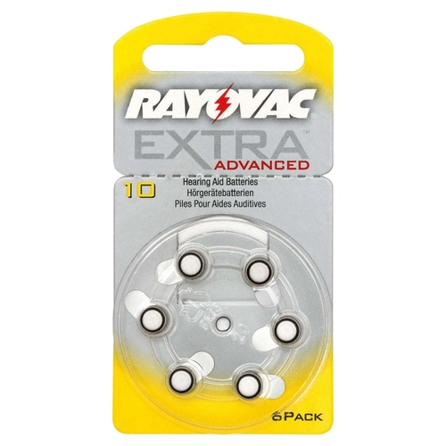 Pilha Auditiva Rayovac Sem Mercurio Tamanho 10 Com 6 L10-6lazm