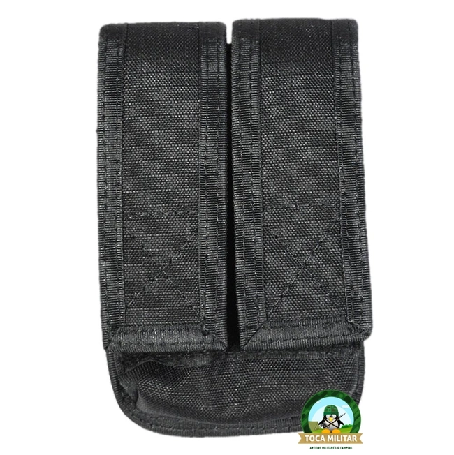 Porta Carregador Pistola Duplo K-12 - Preto