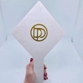 Espelho Rosado Madrepérola - Logo alto relevo inicial ou desenho