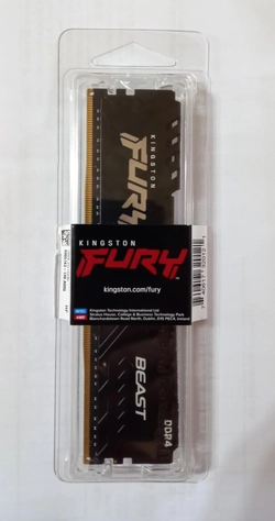 Memória Desktop 16gb ddr4 2666mhz Fury Beast kf426c16bb/16 - Kingston