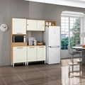 Conj Cozinha Aramoveis Izabelle 06 Pts e 01 Gvt C/ - 2002115910
